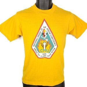 Boy Scouts T Shirt Vintage 80s 1986 Order Of The Arrow Conference Central